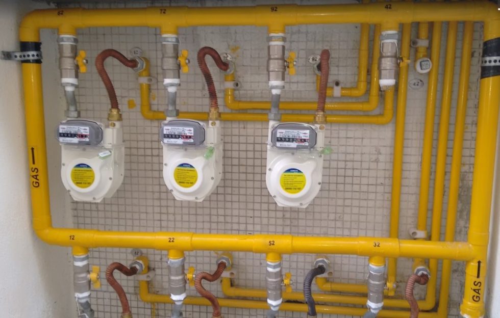 Encanamento de gás para Comgás DMark